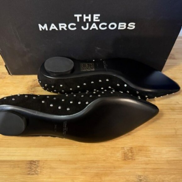THE MARC JACOBS Studded Mouse Pointed-Toe Flats - Picture 16 of 16